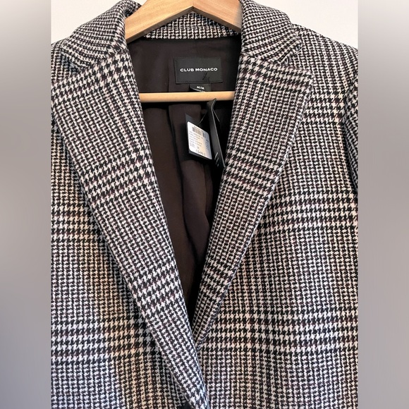 Club Monaco Starella Plaid Coat - NWt - Picture 2 of 7